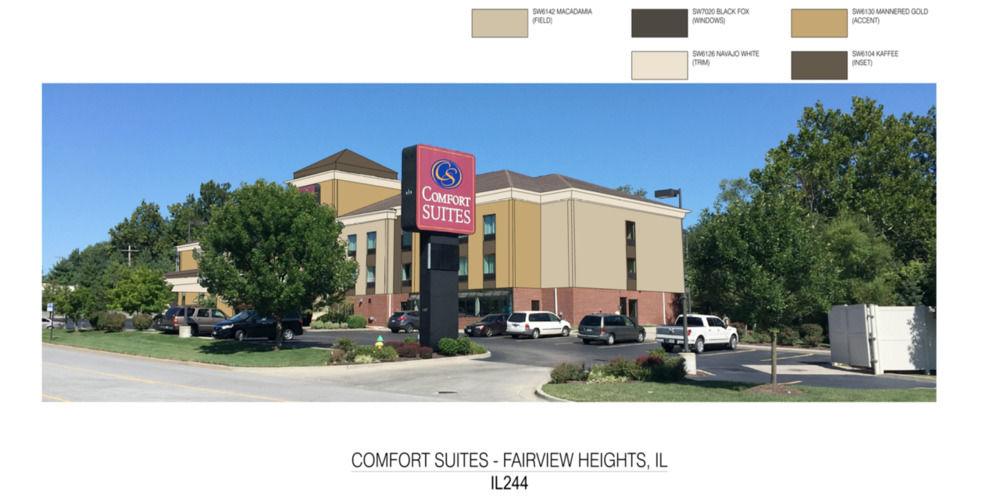 Comfort Suites Fairview Heights Exterior foto